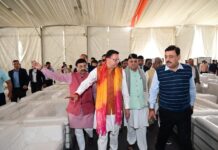 केन्द्रीय गृह एवं सहकारिता मंत्री अमित शाह का 7 मार्च, 2026 को हरिद्वार बैरागी कैम्प में प्रस्तावित भ्रमण कार्यक्रम की तैयारियों का मुख्यमंत्री ने किया स्थलीय निरीक्षण